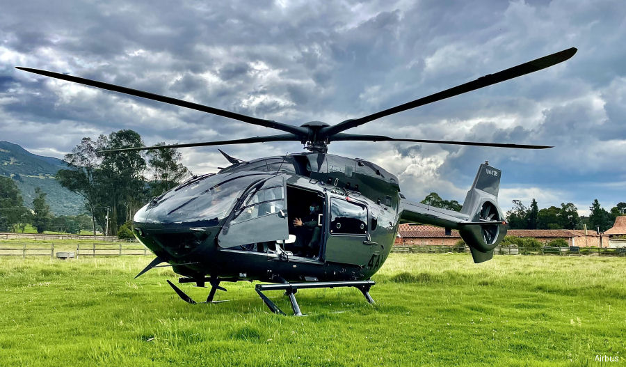 Helicopter Airbus H145D3  Serial 21016 Register N104AH used by US Army Aviation Army ,Airbus Helicopters Inc (Airbus Helicopters USA). Built 2021 Converted to UH-72B Lakota. Aircraft history and location