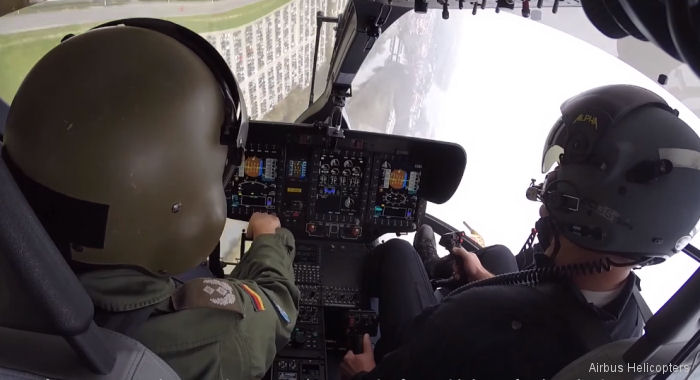 cockpit Photos of H145M LUH SOF in German Air Force helicopter service.