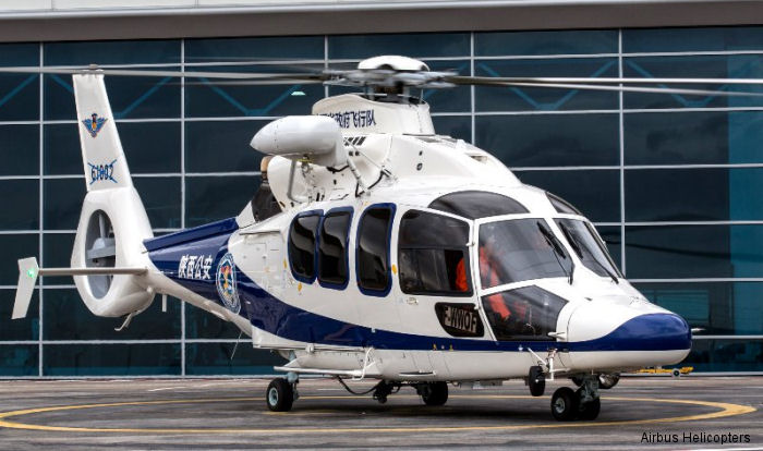 Detailed history and photos of helicopter Airbus H155 Serial 7018 Register 61002 used by Ministry of Public Security MPS (公安部) Track service timeline and current status.