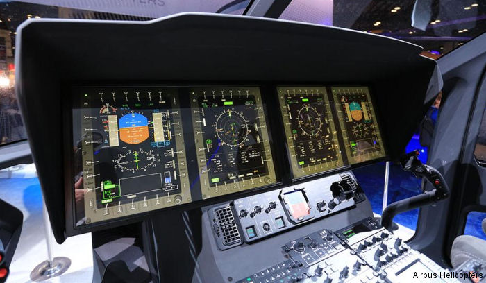Airbus H160 cockpit