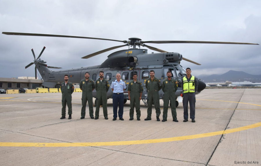 Detailed history and photos of helicopter Airbus H215 Serial 3032 Register HD.21-21 used by Ejercito del Aire y del Espacio EdA (Spanish Air and Space Force) Track service timeline and current status.