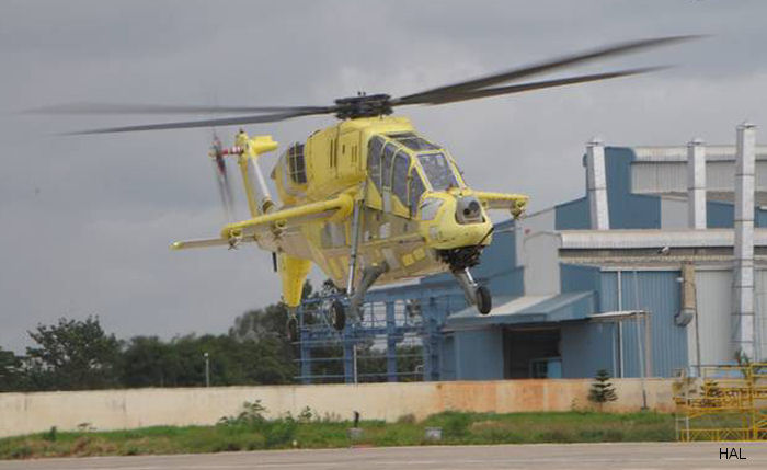 Helicopter HAL Light Combat Helicopter (LCH) Serial TD3 Register ZP4603 used by Bharatiya Vayu Sena (Indian Air Force). Aircraft history and location