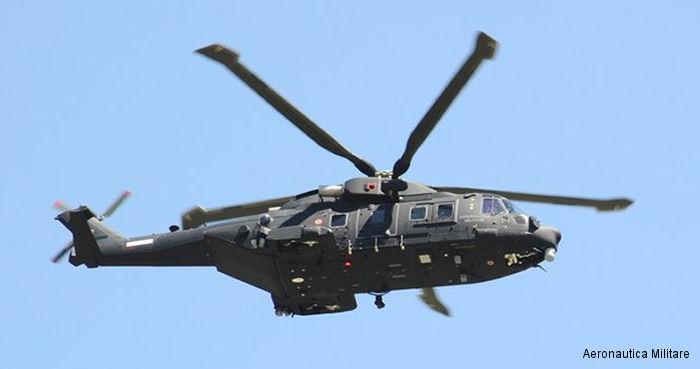 Photos of HH-101A Caesar in Italian Air Force helicopter service.