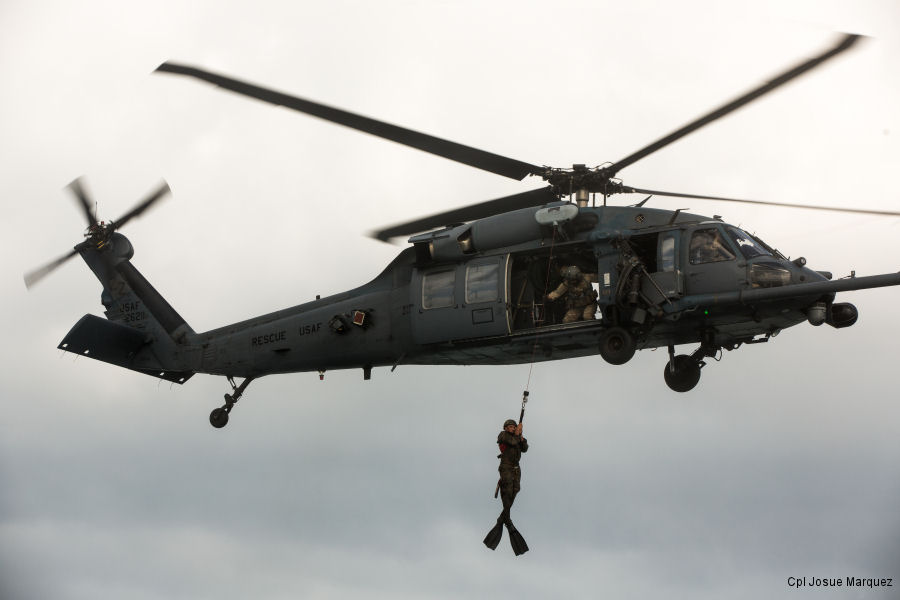 Detailed history and photos of helicopter Sikorsky HH-60G Pave Hawk Serial 70-1450 Register 89-26211 used by US Air Force USAF Track service timeline and current status.