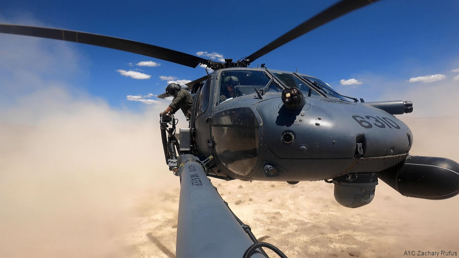 Detailed history and photos of helicopter Sikorsky HH-60G Pave Hawk Serial 70-1540 Register 90-26310 used by US Air Force USAF Track service timeline and current status.