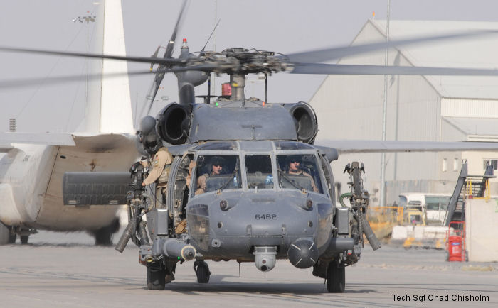 Detailed history and photos of helicopter Sikorsky HH-60G Pave Hawk Serial 70-1769 Register 92-26462 used by US Air Force USAF Track service timeline and current status.