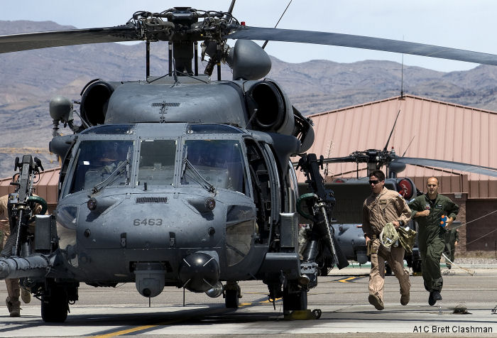 Detailed history and photos of helicopter Sikorsky HH-60G Pave Hawk Serial Register 92-26463 used by US Air Force USAF Track service timeline and current status.