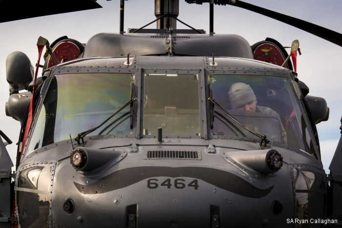 Detailed history and photos of helicopter Sikorsky HH-60G Pave Hawk Serial 70-1821 Register 92-26464 used by US Air Force USAF Track service timeline and current status.