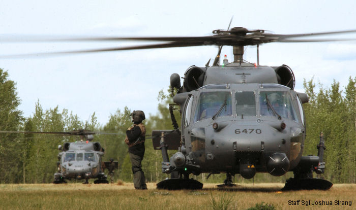 Detailed history and photos of helicopter Sikorsky HH-60G Pave Hawk Serial Register 92-26470 used by US Air Force USAF Track service timeline and current status.