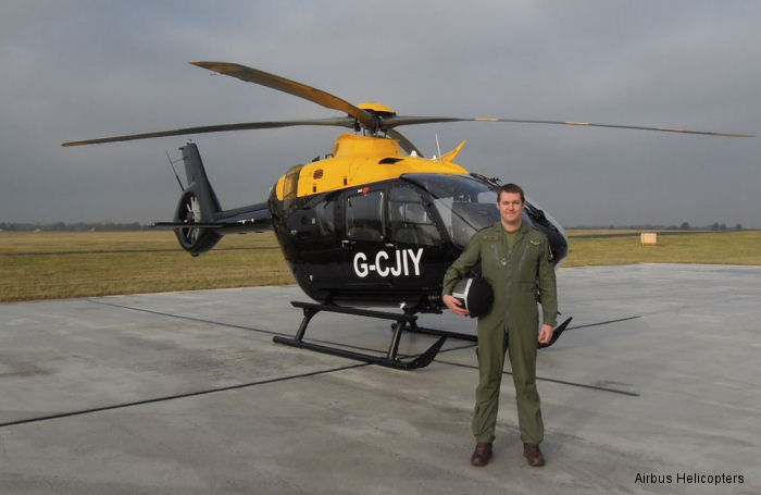 Helicopter Airbus Helicopters H135 / EC135T3 Serial 2003 Register ZM506 G-CJIY D-HECW used by Ministry of Defence (MoD) Airbus Helicopters UK Airbus Helicopters Deutschland GmbH (Airbus Helicopters Germany). Built 2016. Aircraft history and location