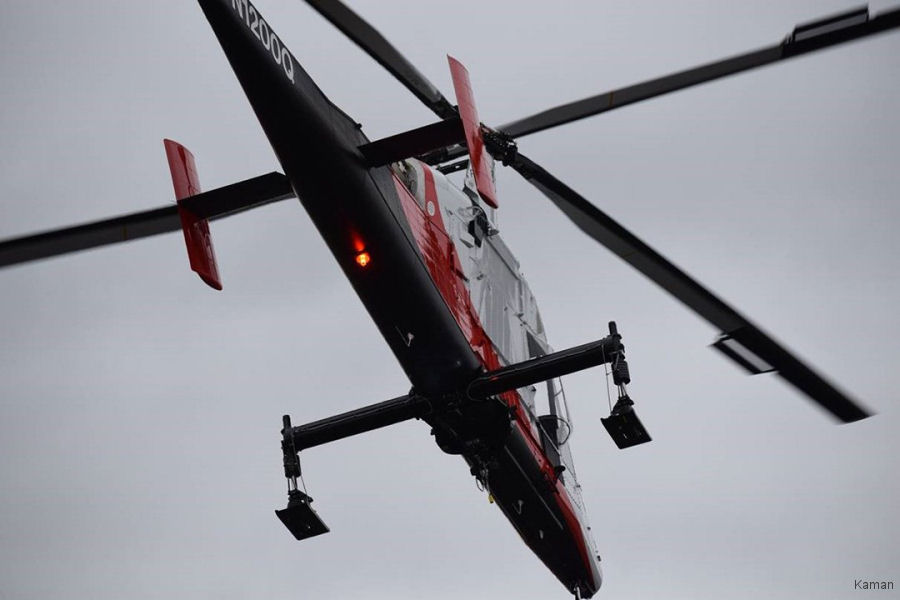 Detailed history and photos of helicopter Kaman K-MAX Serial A94-0050 Register HB-ZVM N1200Q used by Rotex Helicopter AG ,Kaman Track service timeline and current status.