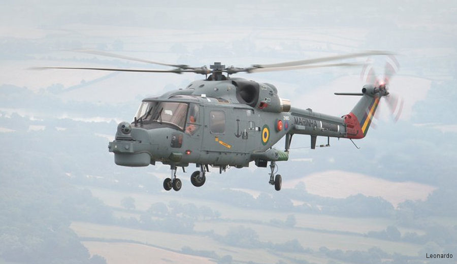 Helicopter Westland Super Lynx mk21a Serial 381 Register N-4004 used by Força Aeronaval da Marinha do Brasil (Brazilian Navy). Built 1996. Aircraft history and location