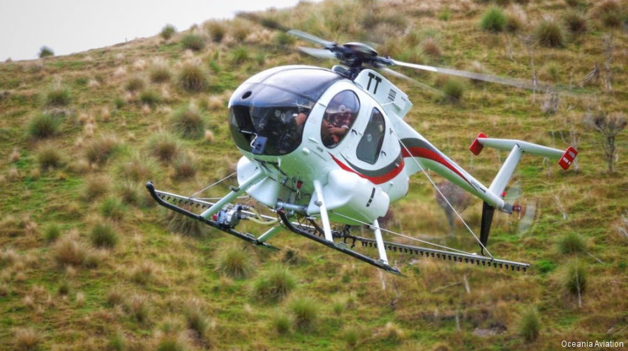 Detailed history and photos of helicopter McDonnell Douglas MD369E / MD500E Serial 0498E Register ZK-HTT N945M LN-OMW SE-JBA OY-HEI N1610Z Track service timeline and current status.