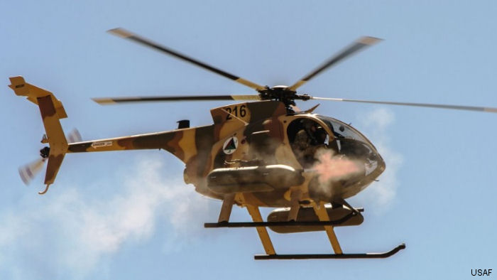 Detailed history and photos of helicopter MD Helicopters MD530G Serial 0216FF Register 216 used by Afghan Air Force Track service timeline and current status.