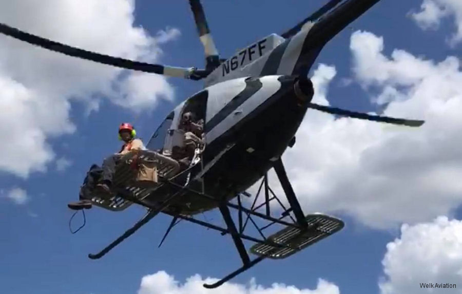 Detailed history and photos of helicopter McDonnell Douglas MD369F / MD500F Serial 0067FF Register N67FF CC-CVO H188 used by Welk Aviation ,Ejercito de Chile (Chilean Army) Track service timeline and current status.