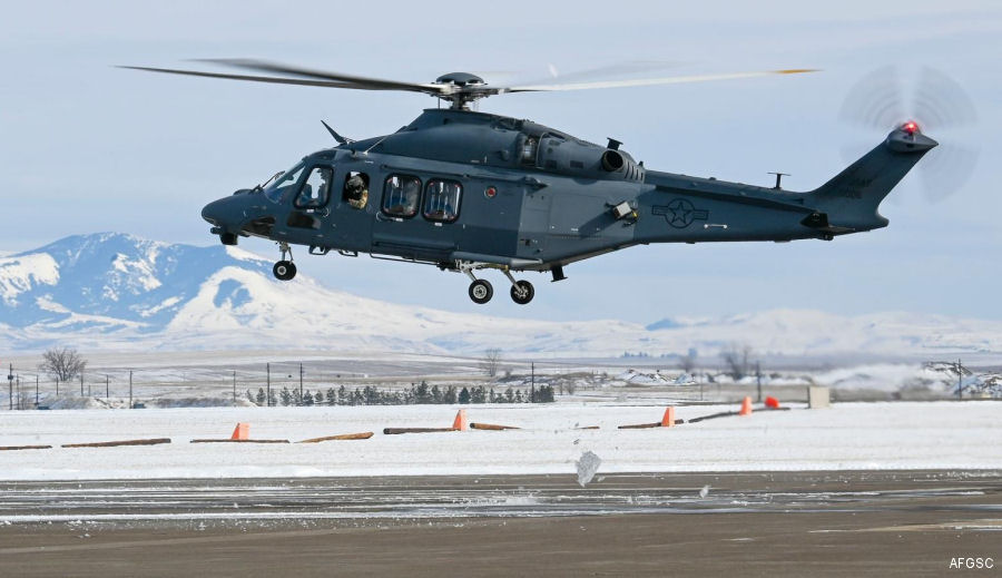 Detailed history and photos of helicopter Boeing MH-139A Grey Wolf Serial 41806 Register 20-1006 N806SH used by US Air Force USAF ,AgustaWestland Philadelphia (Leonardo USA) Track service timeline and current status.