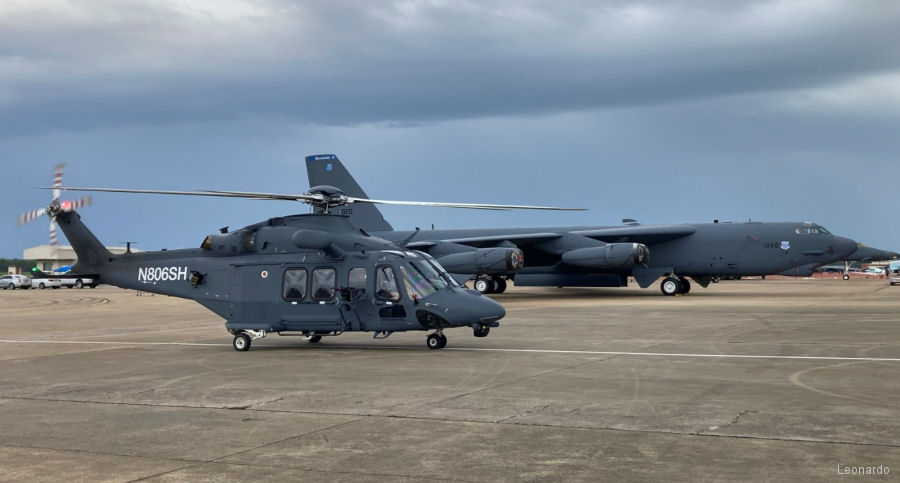 Detailed history and photos of helicopter Boeing MH-139A Grey Wolf Serial 41806 Register 20-1006 N806SH used by US Air Force USAF ,AgustaWestland Philadelphia (Leonardo USA) Track service timeline and current status.