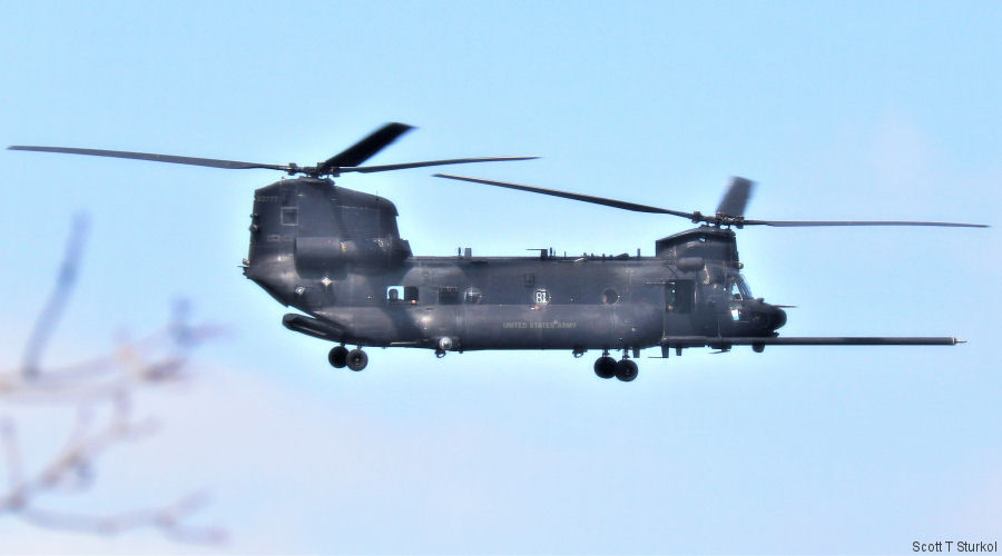 Detailed history and photos of helicopter Boeing MH-47G Chinook Serial M.3777 Register 08-03777 used by US Army Aviation Army Track service timeline and current status.