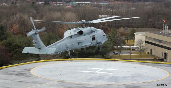 Helicopter Sikorsky MH-60R Seahawk Serial 70-4440 Register N-973 used by Flyvevåbnet (Royal Danish Air Force). Aircraft history and location