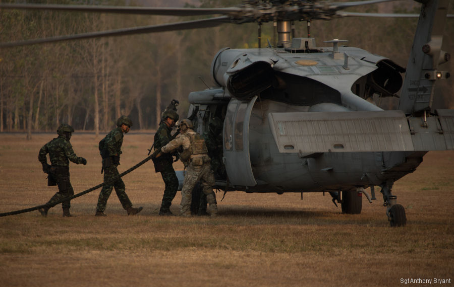 Helicopter Sikorsky MH-60S Seahawk Serial 70-3850 Register 168531 used by US Navy USN. Aircraft history and location