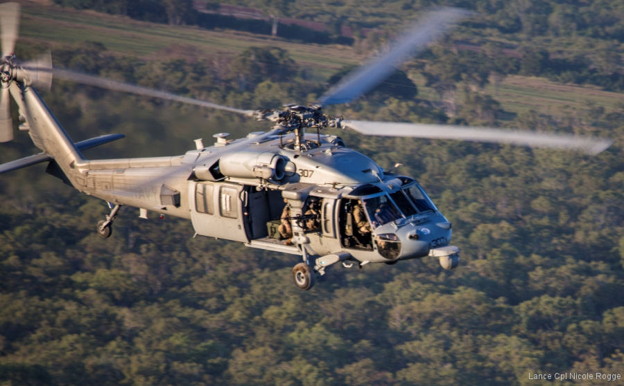 Helicopter Sikorsky MH-60S Seahawk Serial unknown Register 167869 used by US Navy USN. Aircraft history and location