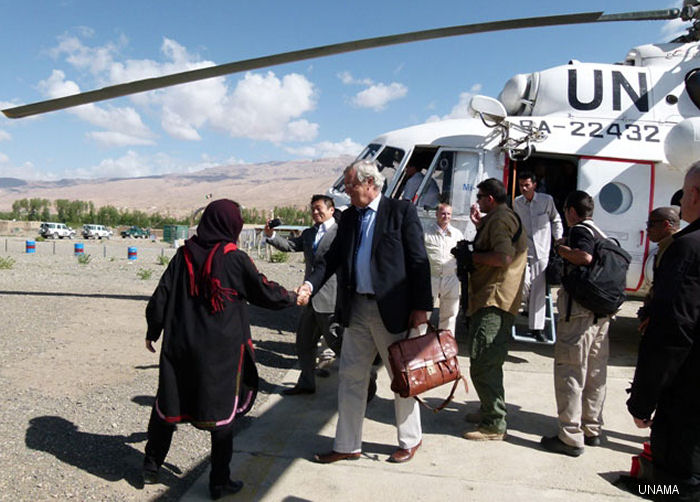 Detailed history and photos of helicopter Mil Mi-171C Serial 171C00643083603U Register RA-22432 used by United Nations UNHAS ,UTair Aviation Track service timeline and current status.