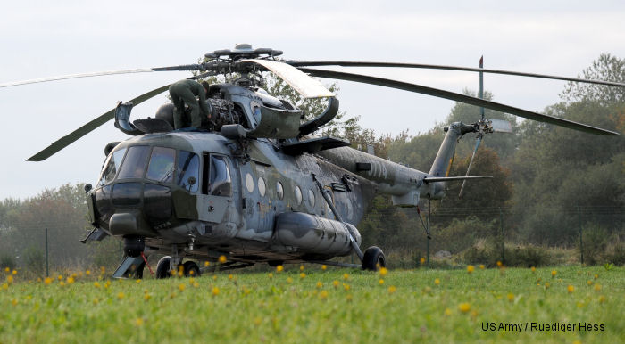 Detailed history and photos of helicopter Mil Mi-171Sh Serial 59489619774 Register 9774 used by Vzdušné síly AČR (Czech Air Force) Track service timeline and current status.