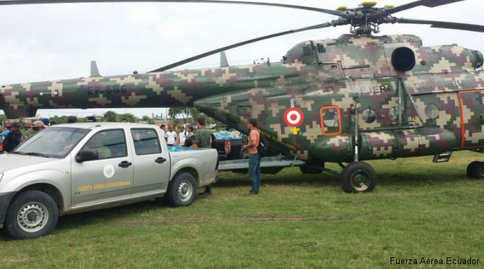 Helicopter Mil Mi-171Sh Serial  Register EP-686 used by Ejercito del Peru (Peruvian Army). Aircraft history and location