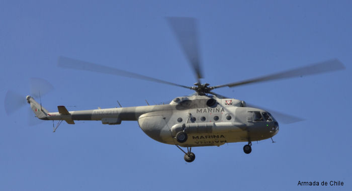 Detailed history and photos of helicopter Mil Mi-17-1V Serial 96026 Register AMHT-213 used by Armada de Mexico SEMAR (Mexican Navy) Track service timeline and current status.