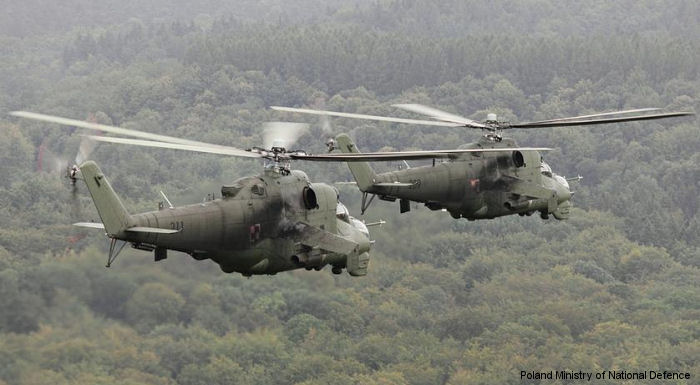 Wojska Lądowe  Mi-24 Hind