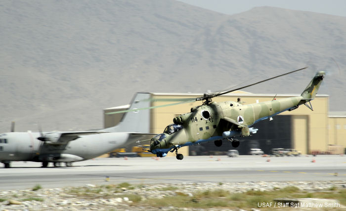 Afghan Air Force Mi-24 Hind