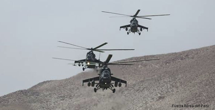 Fuerza Aerea del Peru Mi-24 Hind