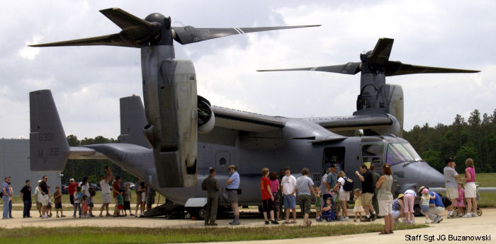 Helicopter Bell MV-22B Osprey Serial D0058 Register 166391 used by US Marine Corps USMC. Aircraft history and location