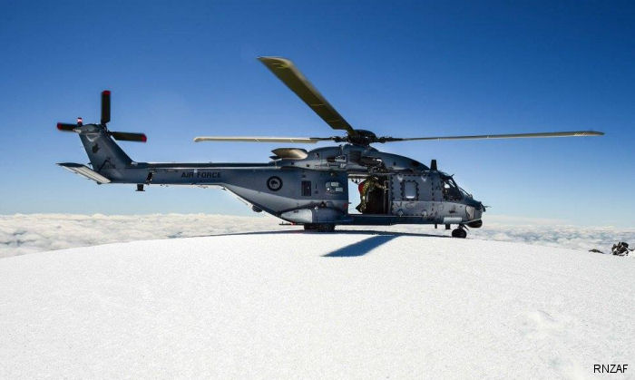 Helicopter NH Industries NH90 TTH Serial 1207 Register NZ3303 F-ZWDO used by Royal New Zealand Air Force Eurocopter France. Built 2012. Aircraft history and location