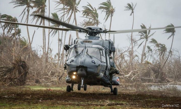 Helicopter NH Industries NH90 TTH Serial 1207 Register NZ3303 F-ZWDO used by Royal New Zealand Air Force RNZAF ,Eurocopter France. Built 2012. Aircraft history and location