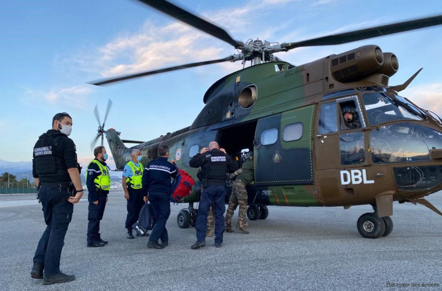 Detailed history and photos of helicopter Aerospatiale SA330B Puma Serial 1519 Register 1519 used by Aviation Légère de l'Armée de Terre ALAT (French Army Light Aviation) Track service timeline and current status.