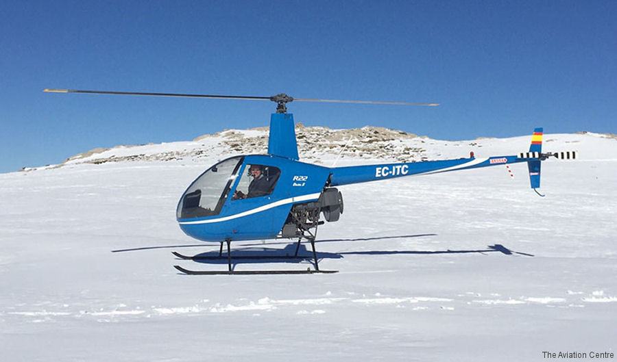 Detailed history and photos of helicopter Robinson R22 Beta II Serial 3508 Register EC-ITC used by MH Helicopters Ltd The Aviation Centre Track service timeline and current status.