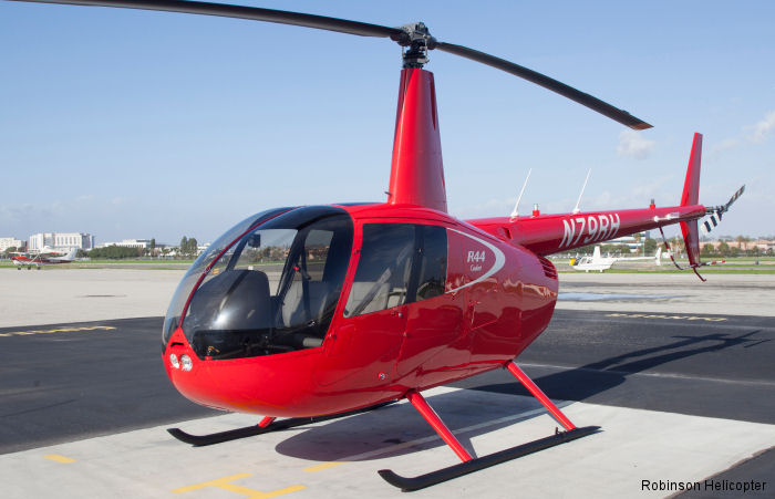 Detailed history and photos of helicopter Robinson R44 Cadet Serial 30011 Register N79RH used by UND (University of North Dakota) Track service timeline and current status.