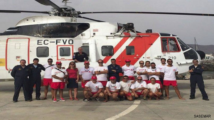 Detailed history and photos of helicopter Sikorsky S-61N Mk.II Serial 61-756 Register EC-FVO LN-OSX used by Salvamento Maritimo SASEMAR (Spanish Maritime Safety Agency) ,Helikopter Service (CHC Norway) Track service timeline and current status.