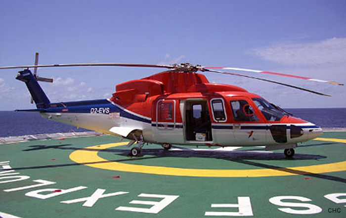 Helicopter Sikorsky S-76C Serial 760603 Register PR-BGO D2-EVS C-GHRI N71134 used by CHC do Brasil BHS (BHS Taxi Aereo) ,CHC (Canadian Helicopter Corporation) ,Sikorsky Helicopters. Built 2006. Aircraft history and location