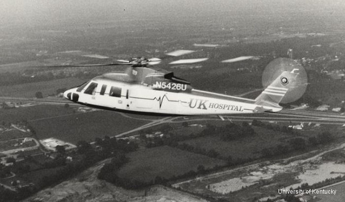 Detailed history and photos of helicopter Sikorsky S-76A Serial 760167 Register C-GHJV N5426U used by Ministry of Emergency Situations of Ukraine ,Canadian Ambulance Services BCEHS (BC Ambulance) ,Helijet International ,PHI Inc ,UK HealthCare Track service timeline and current status.