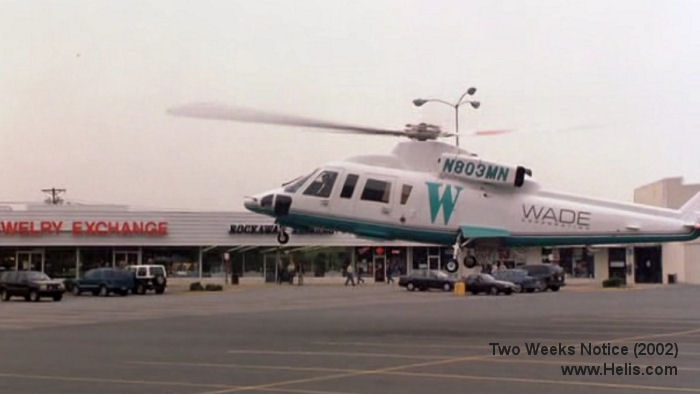 Helicopter Sikorsky S-76B Serial 760351 Register N76DT N99DU N99DQ N803MN N803MK N422MK JA9951 used by Trump Airlines. Built 1989. Aircraft history and location