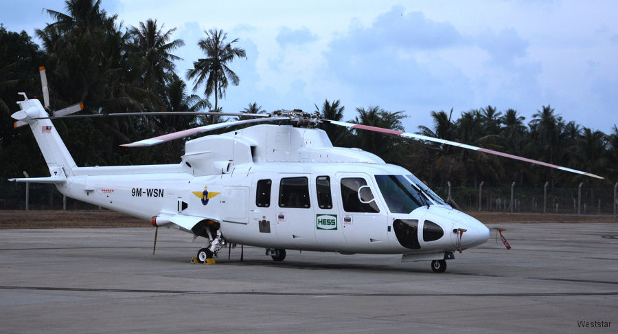 Detailed history and photos of helicopter Sikorsky S-76C Serial 760609 Register N928DZ PK-WAE 9M-WSN 9Y-ERA N616MR used by State of Utah ,Weststar Aviation WAS ,ERA Helicopters ,NHSL (National Helicopter Services Ltd of Trinidad and Tobago) Track service timeline and current status.