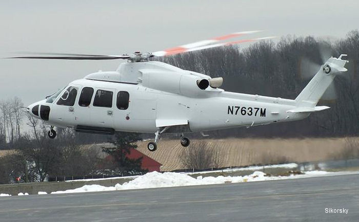 Helicopter Sikorsky S-76D Serial 761037 Register N36RP N7637M used by Sikorsky Helicopters. Built 2013. Aircraft history and location