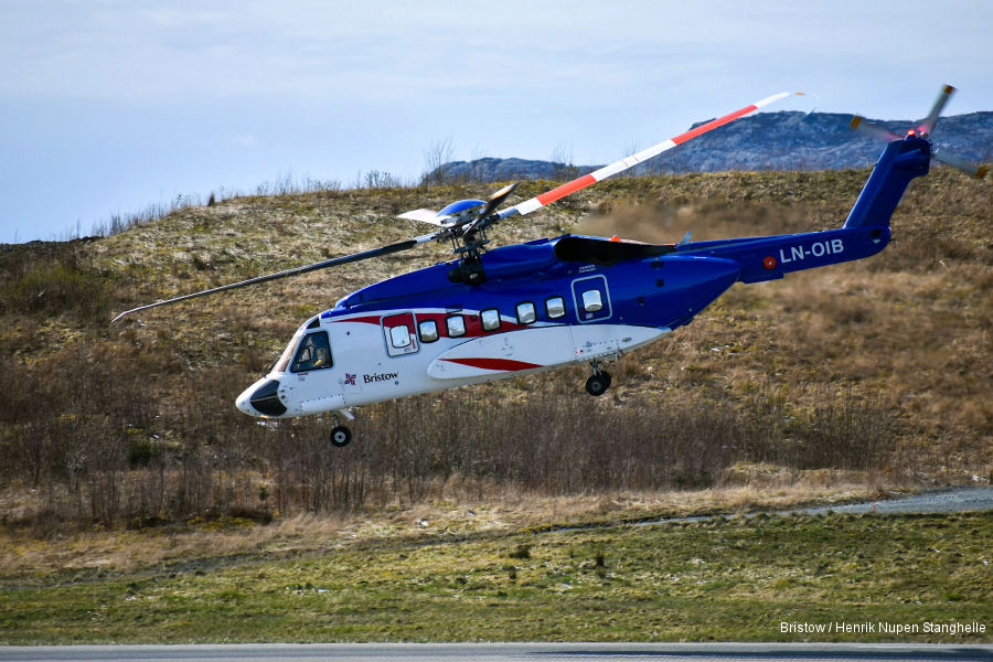 Detailed history and photos of helicopter Sikorsky S-92A Serial 92-0159 Register LN-OIB G-CIYD PR-JBH N159Y used by Bristow Norway AS ,Bristow ,Líder Aviação Lider (Lider Taxi Aereo) ,Bristow US ,Sikorsky Helicopters Track service timeline and current status.