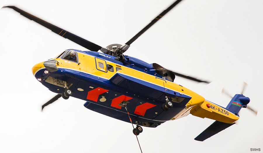 Detailed history and photos of helicopter Sikorsky S-92A Serial 92-0135 Register 4K-AZ50 N135NL used by Azerbaijan Airlines AZAL ,Sikorsky Helicopters Track service timeline and current status.