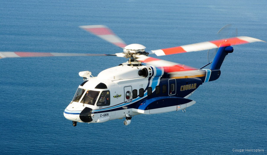 Detailed history and photos of helicopter Sikorsky S-92A Serial 92-0126 Register LN-OIN N291BG C-GIKN N2183N used by Bristow Norway AS ,Bristow US ,Cougar Helicopters ,Sikorsky Helicopters Track service timeline and current status.