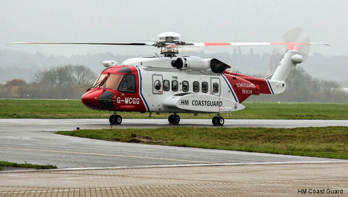 Detailed history and photos of helicopter Sikorsky S-92A Serial 92-0225 Register G-MCGG N225WK used by HM Coastguard (Her Majesty’s Coastguard) ,Bristow Track service timeline and current status.