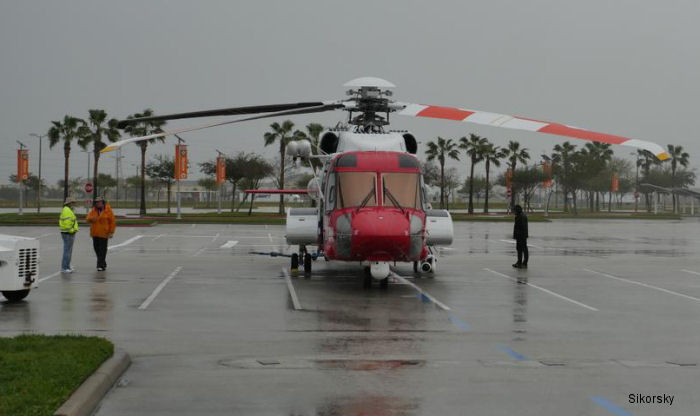 Helicopter Sikorsky S-92A Serial 92-0248 Register G-MCGJ N248N used by HM Coastguard (Her Majesty’s Coastguard) ,Bristow ,Sikorsky Helicopters. Built 2014. Aircraft history and location