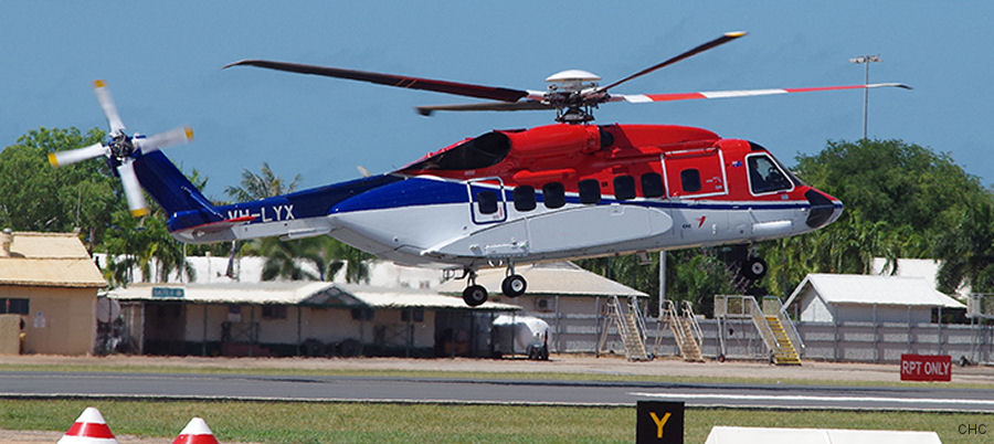 Detailed history and photos of helicopter Sikorsky S-92A Serial 92-0198 Register VH-LYX N198Q used by Lloyd Helicopters ,Sikorsky Helicopters Track service timeline and current status.